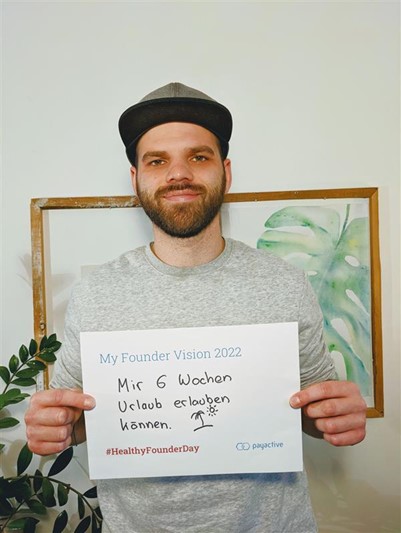 Healthy Founder Day mit Mathias Born von payactive