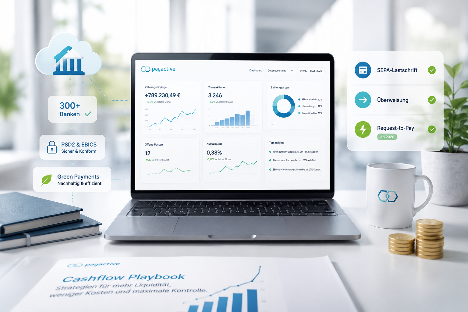 Finance-Team bespricht Payment-Dashboard